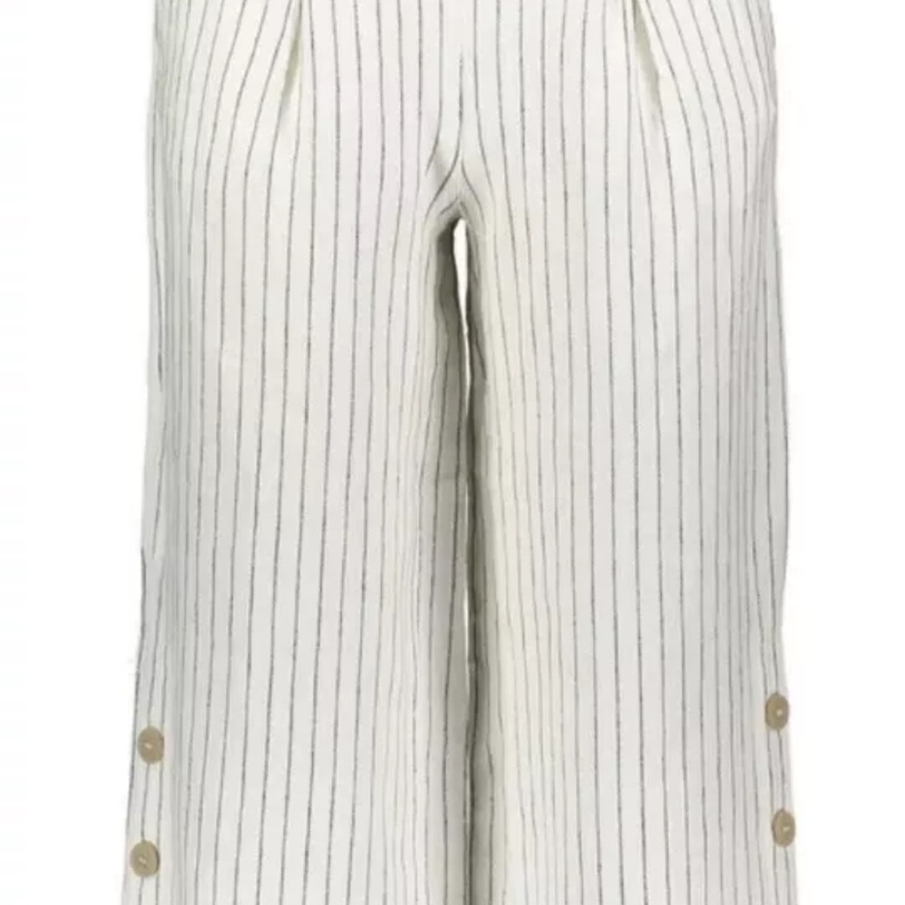 Rachel Zoe Crop Linen Blend Pants